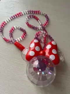 ペンダントネックレスディズニー Disney ミニー 光るおもちゃ