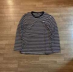 00s old uniqlo マルチボーダー ロンT ネイビー y2k