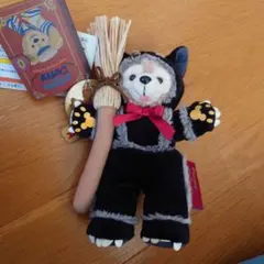 再値下げしました!ダッフィー 黒猫 アンコールコレクション ぬいぐるみバッジ