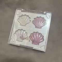 【開封済未使用】Dasique シャイングロイハイライターパレット 01