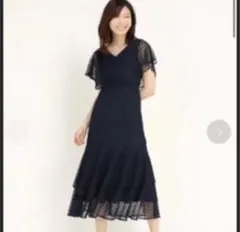 【新品タグ付き】UNIVERVAL MUSEレース ドレス ワンピース