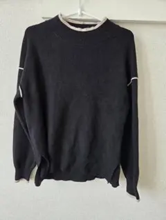 GLOBAL WORK メルティパイピングプルオーバーニット Mサイズ