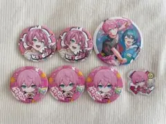 AMPTAK×COLORS (アンプタックカラーズ) けちゃ 缶バッジ