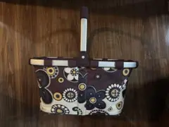 ライゼンタール　花柄デザインのバスケット　キャリーバッグ
