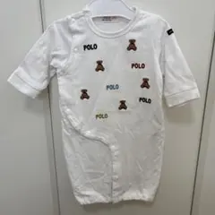プティマイン　polo くまさん2wayロンパース