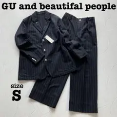 ✨新品✨GU ジーユー ビューティフルピープル カバーオール セットアップ S