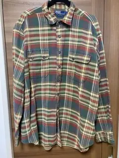 Polo by Ralph Lauren チェック柄ネルシャツ XXL