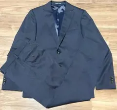 【スーツ】　セットアップ　ダークネイビー　ジャケット　パンツ