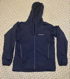 ⭐美品　モンベル　ライトシェルパーカー　マウンテンパーカー　キャンプ　登山　紺M ライトシェルパーカ Women's｜モンベル