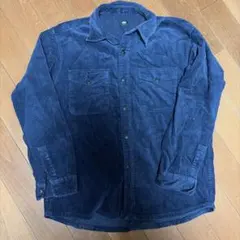 UNIQLO ネイビー コーデュロイシャツ