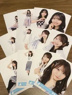 藤嶌果歩 日向坂46 生写真 夏フェス ロゴTシャツ ひな誕祭 12種コンプ