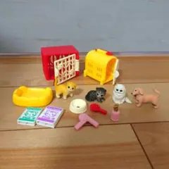 猫と犬のミニチュアフィギュアセット