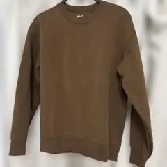 UNIQLO ブラウン トレーナー Sサイズ