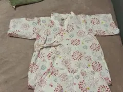 キッズ 甚平 女の子 花火柄 美品