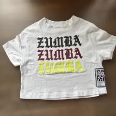 ZUMBA クロップドTシャツ ホワイト