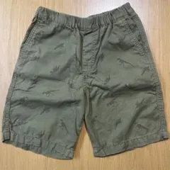 UNIQLO 恐竜柄 ハーフパンツ 130