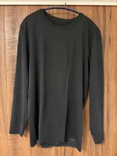 【未使用品】エアリズムクルーネックT 長袖 M ブラック UNIQLO ユニクロのサムネイル