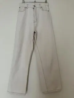 レディース　生成りデニム　ストレートのサムネイル