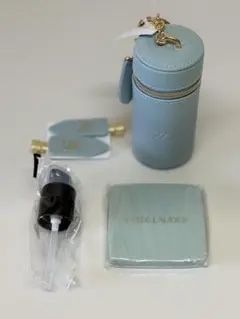 ESTEELAUDER ノベルティ チャームポーチ＆ヘアクリップ　ポンプ　ミラー