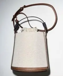 ZARA ファブリッククロスボディバッグ