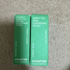 イニスフリー ビタミンC & グリーンティーセラム セット