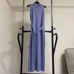 FRAY I.D ノースリーブニットワンピース パープル