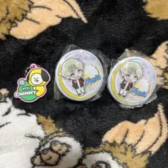 Jimin 缶バッジ 2個セット + CHIMMYキーホルダー