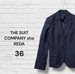 THE SUIT COMPANY she REDA ジャケット 紳士 ネイビー
