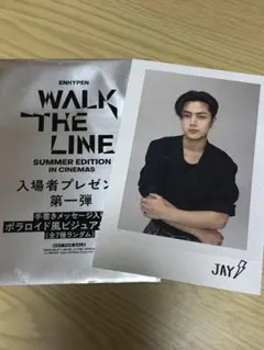 ENHYPEN WALK THE LINE JAY サイン入りポラ
