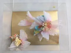 卒業式　成人式　前撮り　髪飾り　花　2点セット