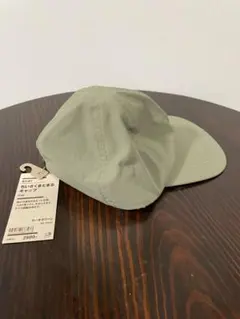 無印　風を通す　ちいさくまとまる　キャップ５５～５９ｃｍ　カーキグリーン　CAPのサムネイル