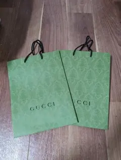 GUCCI ショップ袋　2点セット