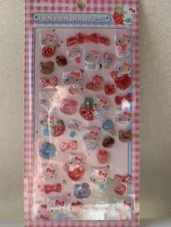 おすそ分け ハローキティボンボンドロップシール