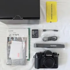 美品 FUJIFILM X-T50 純正バッテリー2個付き ミラーレス一眼
