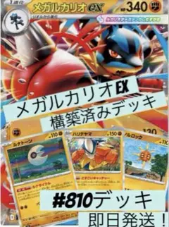 ぽ*様 メガルカリオEX 構築済みデッキ