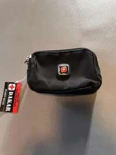 DAKAR 黒 コインケース 3ジッパー