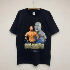 T-740 1998 WCW ゴールドバーグ プロレスTシャツ半袖L黒USA古着 - メルカリ