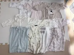 ベビー服 ロンパースセット 50-70 まとめ売り
