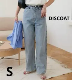 DISCOAT ディスコート USコットンラインストーンデニムパンツ S