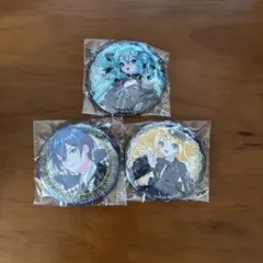 ピアプロキャラクターズ KAITO ツリービレッジ ハート缶バッジ 初音