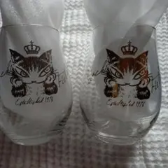 わちふぃーるど　ダヤン　タンブラーグラス　王冠　セット