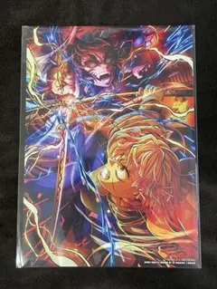 鬼滅の刃 映画入場特典第５弾 キービジュアルイラストボード 我妻善逸・獪岳