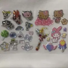 正規品　パワパフ　うるちゅる　スンスン　日焼けキティ　ボンボンドロップシール