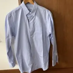 UNIQLO＋J Sサイズ ライトブルー チェック柄 ワイシャツ