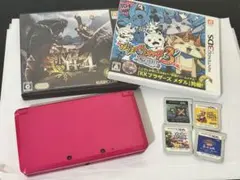 【美品・ソフト付】 ニンテンドー 3DS ピンク 本体 Nintendo