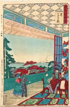 【美品】浮世絵 『青楼美撰合 初買座敷之図』 ちりめん浮世絵 美人画 美品】浮世絵 『青楼美撰合 初買座敷之図』 ちりめん浮世絵 美人画