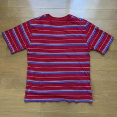 Faded Glory 赤青ストライプ Tシャツ M