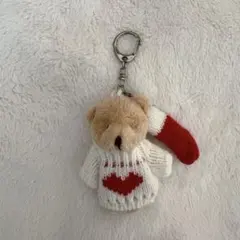 スリーコインズ クマ キーホルダー クリスマス