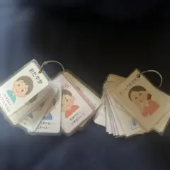 感情・生活習慣カード 2セット 保育教材