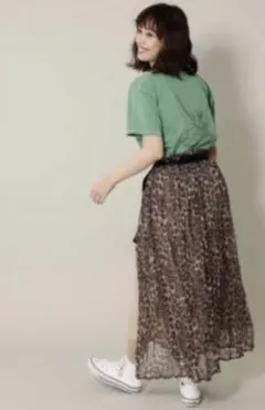 ROSE BUD レオパードスカート